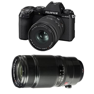 FUJIFILM X-S20 NOIR + 16-50mm + 50-140mm