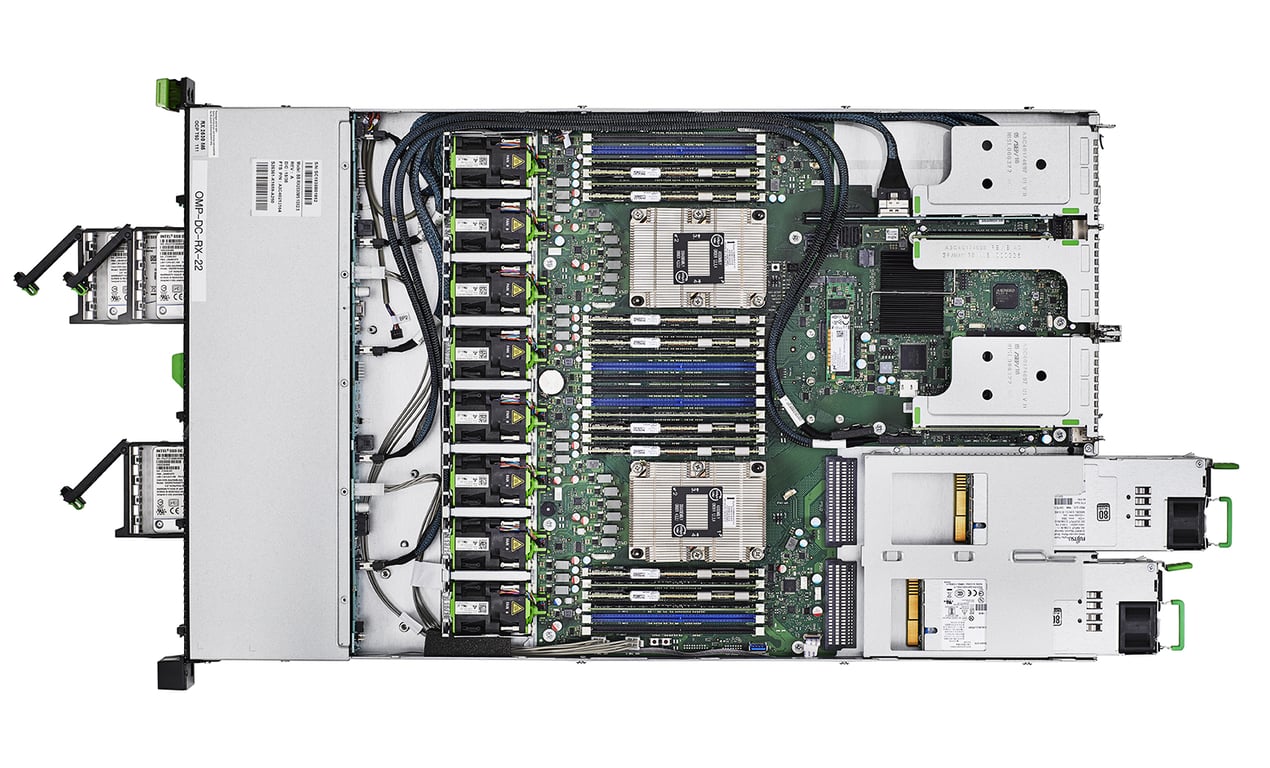 Fujitsu PRIMERGY RX2530 M5 serveur 0 Go Rack 1 U Intel® Xeon® Gold 5217 3 GHz DDR4 SDRAM Neuf - vue 3