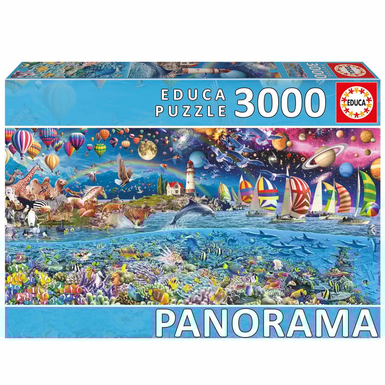 Puzzle EDUCA Vie Panorama 3000 pièces - vue 6