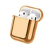 Coque Effet Metal pour AirPods APPLE Boitier de Charge Brillant Design Housse Protection