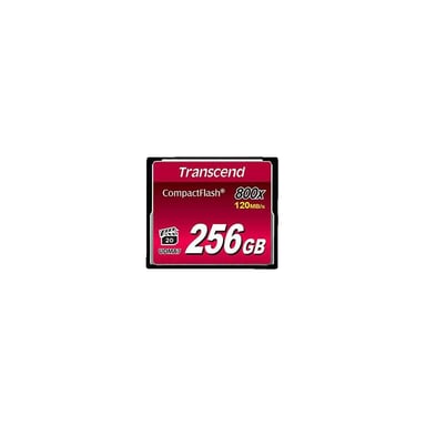 Transcend 256GB 800x CF 256 Go CompactFlash