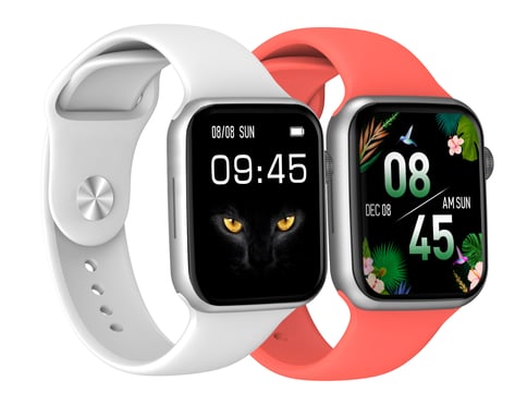 DCU Advance Tecnologic 34157044 smartwatche e orologio sportivo 4,85 cm (1,91'') IPS 44,5 mm Digitale 240 x 280 pixel Touch screen Argento