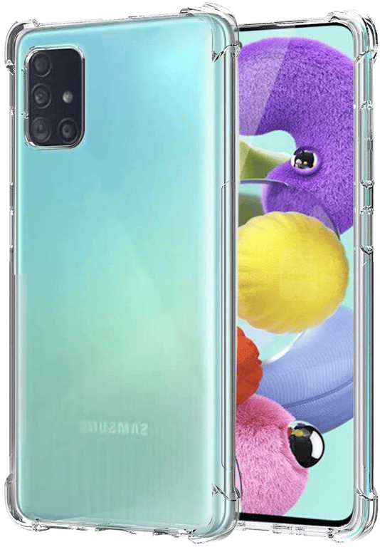Evetane Coque compatible avec Samsung Galaxy A51 5G Anti-Chocs avec Bords Renforcés en silicone tran