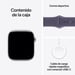 Apple Watch Series 11 GPS 46mm Boitier en Aluminium Argent avec Bracelet Sport Brume Violette - M/L