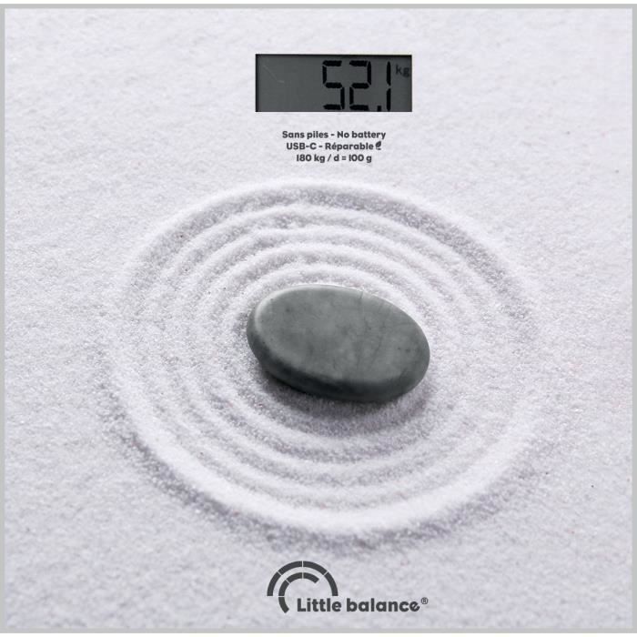 Pèse personne LITTLE BALANCE USB C Zen - vue 4