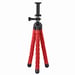 Trépied ''Flex'' pour smartphone et GoPro, 26 cm, rouge