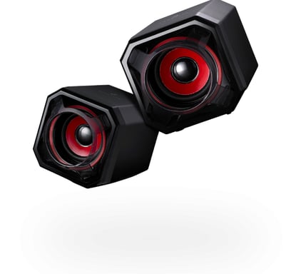 SureFire Gator Eye haut-parleur Noir, Rouge Avec fil 2,5 W