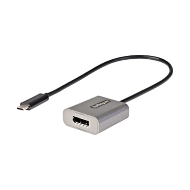 StarTech.com Adaptateur USB C vers DisplayPort - Dongle USB-C 8K/4K 60Hz vers DisplayPort 1.4 - Convertisseur Graphique USB Type-C vers Écran DP - Compatible Thunderbolt 3 - Câble Intégré 30cm - Neuf