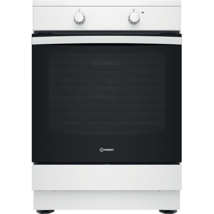 Cuisiniere a induction INDESIT IS67IQ5KCWE 3 foyers 60 cm - vue 4