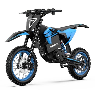 La moto elettrica ZAWES S3 è dotata di un motore con potenza di picco di 5000 W, una batteria da 60 V 23,4 Ah, una velocità massima di 70 km/h e un'autonomia di 60-70 km.