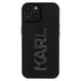 Cover per iPhone 15 Plus bi-materiale effetto pelle bordi rialzati