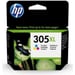 HP 305XL Cartouche d'encre trois couleurs grande capacité authentique (3YM63AE) pour DeskJet 2300/2