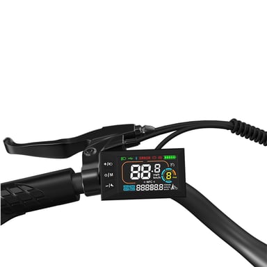 Bicicleta eléctrica Velopro C1 con batería de 36 V y 13 Ah y transmisión Shimano de 7 velocidades - negra