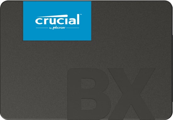Crucial SSD BX500 2,5'' 500 Go SATA SSD interne 540 Mo/s