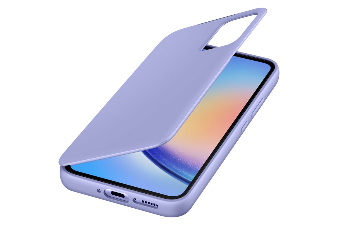 Samsung EF-ZA346 coque de protection pour téléphones portables 16,8 cm (6.6 ) Étui avec portefeuille Myrtille Samsung Galaxy A34 - Neuf