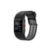 Correa de silicona compatible con Polar V800, Negro / Gris