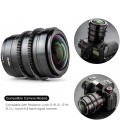 Obiettivo cinematografico Viltrox MF E-20MM T2.0 nero