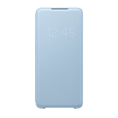 Étui pour Galaxy S20 Plus Folio LED Modèle View Cover avec Porte-cartes Bleu