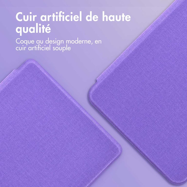 imoshion Étui de liseuse portefeuille Canvas Sleepcover avec support pour Kobo Libra Colour / Tolino Vision Color Neuf - vue 6