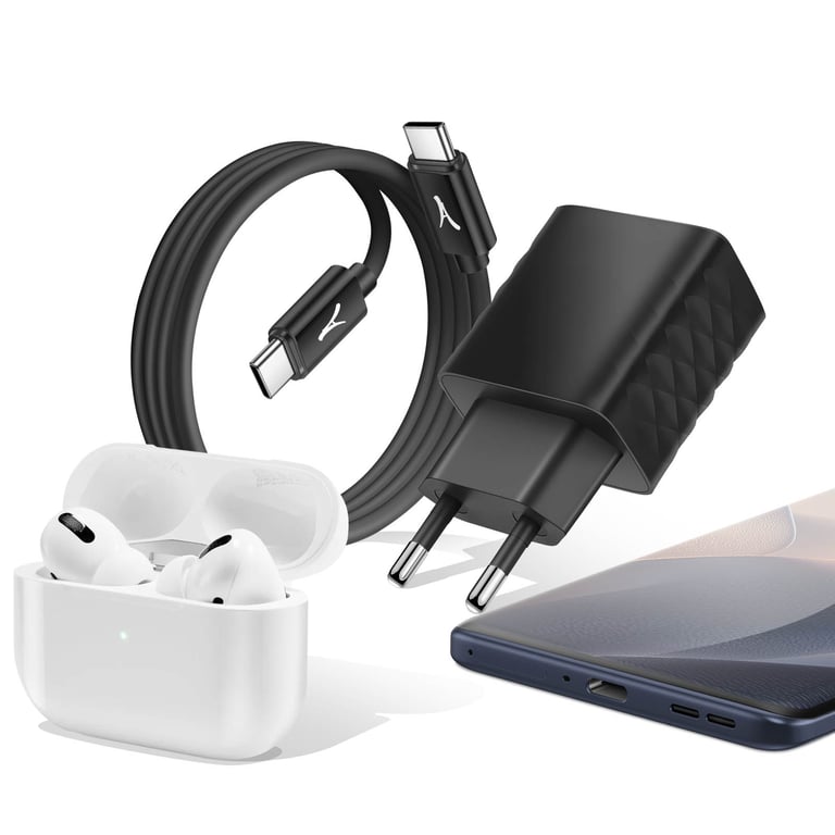 Akashi Chargeur Secteur USB A Quick Charge 3.0 + Câble USB C - vue 6