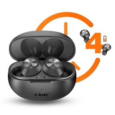 Écouteurs Sans fil Bluetooth Microphone Intégré Noir