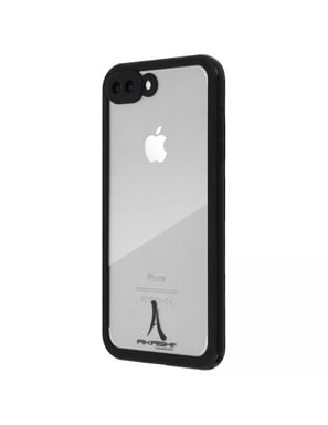 Altadif ALTWATERPIP7P coque de protection pour téléphones portables 14 cm (5.5'') Housse Noir, Transparent Apple iPhone 7/8 Plus