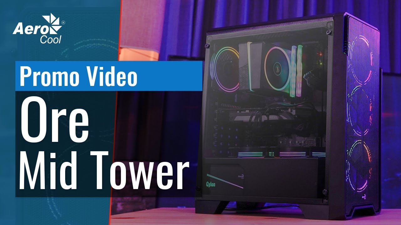 AEROCOOL Ore Saturn FRGB Boitier Moyen Tour Neuf