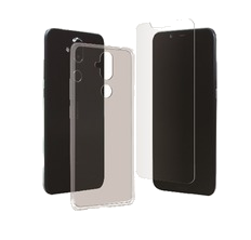 Pack Coque Souple Transparente + Verre Trempe Nokia 8.1