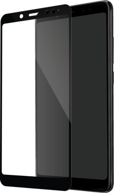 Protector de pantalla de cristal templado (100% cobertura de superficie) para Xiaomi Redmi Note 5, Negro