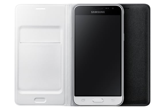 Flip Wallet negro para Samsung Galaxy J3
