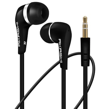 Kit cuffie Akashi ALTCAQIE 50 BL - Universale Nero