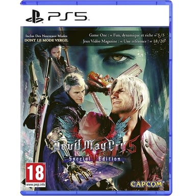 Capcom Devil May Cry 5 Special Edition Spéciale Allemand, Anglais, Chinois simplifié, Coréen, Espagnol, Français, Italien, Japonais, Polonais, Portugais, Russe PlayStation 5