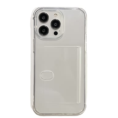 Étui pour téléphone portable avec compartiment latéral Transparent  iPhone 11 Pro Max