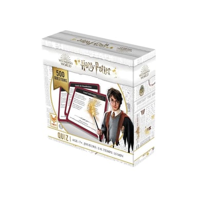 Jeu de cartes Topi Games Harry Potter Quiz 500 500 questions 8 films 8 joueurs dès 7 ans Noir