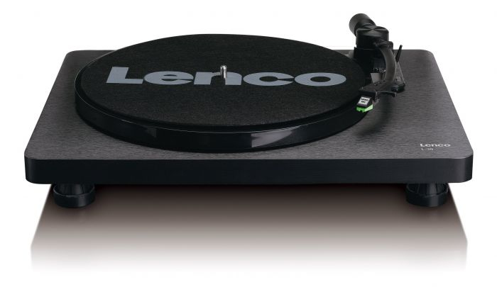 Lenco L-30BK platine Tourne-disque entraîné par courroie Noir Semi-automatique - Neuf