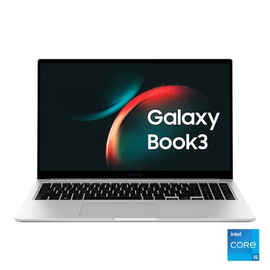 Samsung Galaxy Book3 Intel® Core™ i5 i5-1335U Ordinateur portable 39,6 cm (15.6'') Full HD 16 Go LPDDR4x-SDRAM 512 Go SSD Wi-Fi 6 (802.11ax) Windows 11 Pro Argent