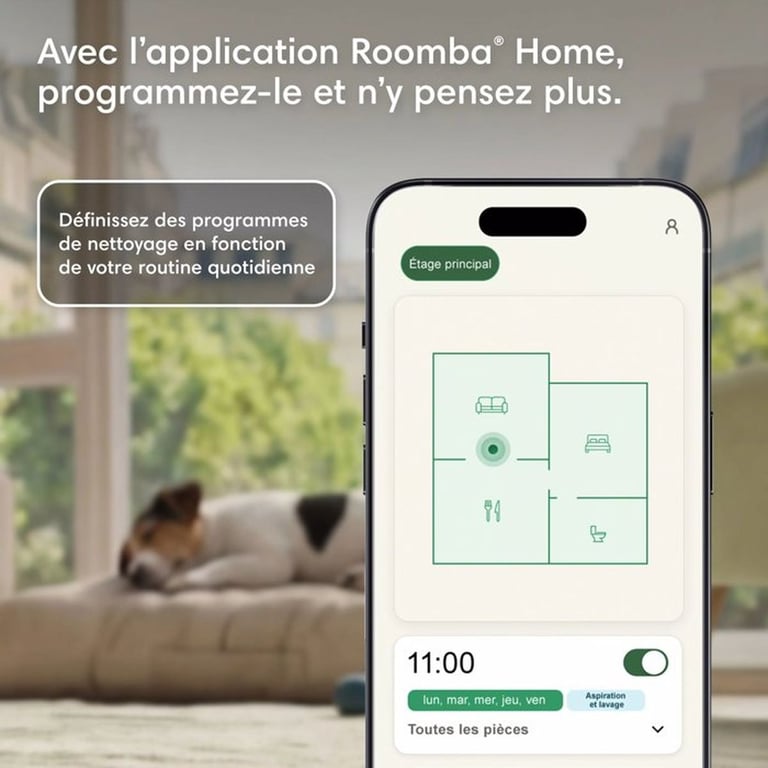 Robot aspirateur laveur IROBOT Roomba Plus 415 300 min autonomie 20000 Pa étage 25 - vue 5
