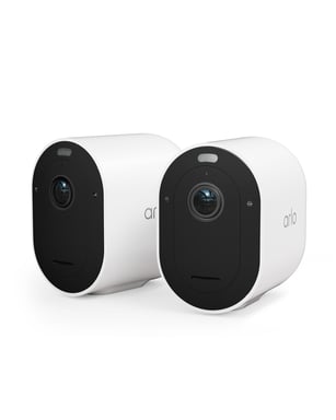 Arlo Pro Caméra de surveillance sans fil 5 2K Spotlight, pack de 2 blanc