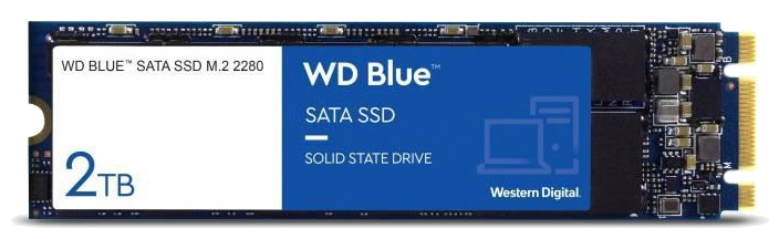 WD Disque dur Blue? SSD - 3D Nand - Format M.2/2280 - 2To