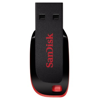 SanDisk Cruzer Blade 64 GB Unità flash USB USB Type-A 2.0 Nero, Rosso