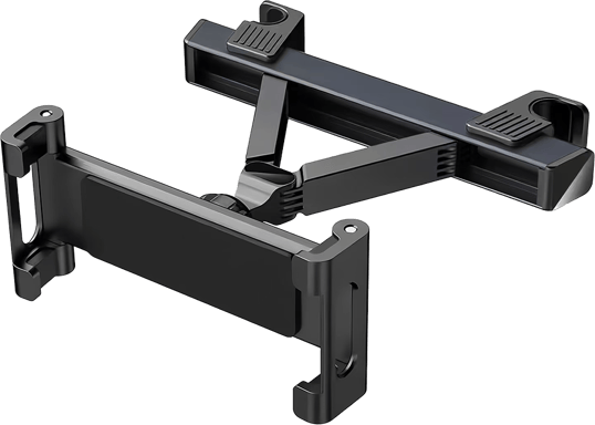 Supporto per auto poggiatesta estensibile per tablet e smartphone