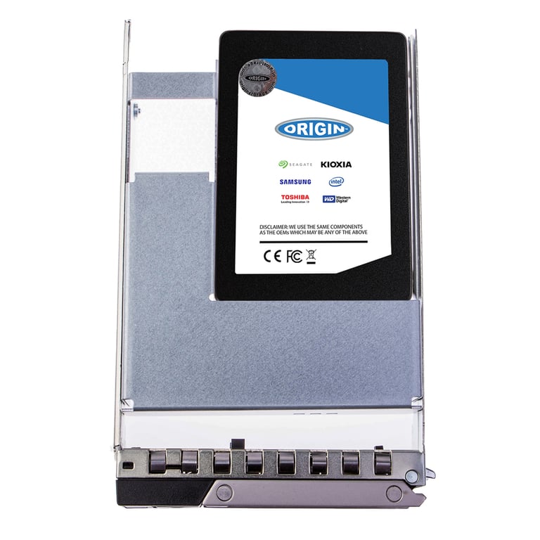 Origin Storage SSD 960 Go échangeable à chaud 3.5 SATA 6Gb/ pour Dell PowerEdge C6420 3.5 Precision 7920 Rack 3.5 Dell EMC Storage NX3240