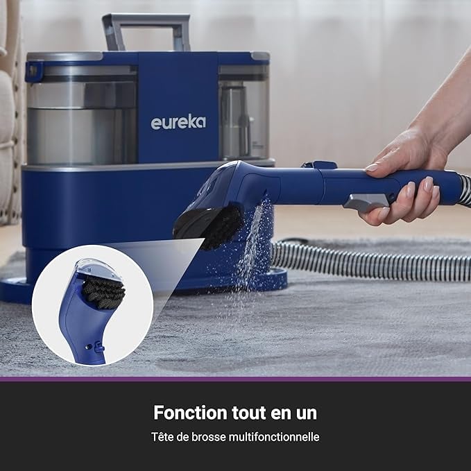 Eureka NEY100 Aspirateur pour tapis | Nettoyeur de taches multisurface pour tapis moquettes tissus d'ameublement escaliers et voiture | Grand réservoir d'eau de Neuf - vue 7