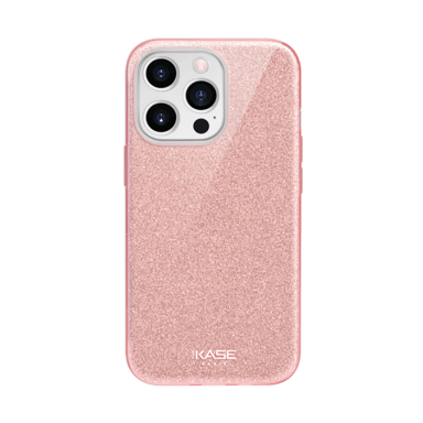 Funda Glitter Slim para Apple iPhone 13 Pro, Oro rosa