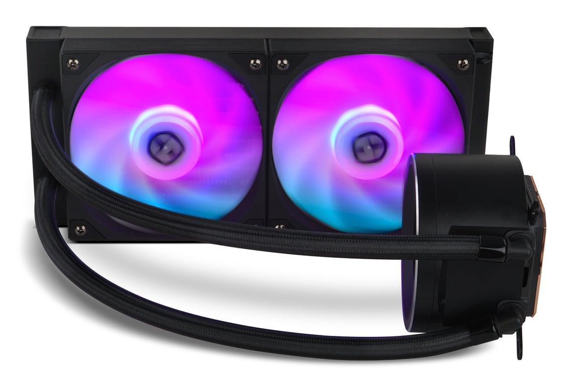 NOX Hummer X 240 LCD Processeur Refroidisseur d'air 12 cm 1 pièce Neuf - vue 6