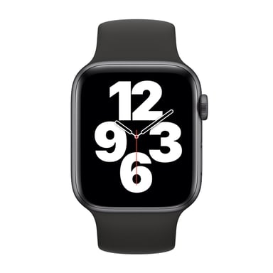 Bracelet Boucle unique en Silicone pour Apple Watch | 38/40/41/42 mm - Taille 4 - Black