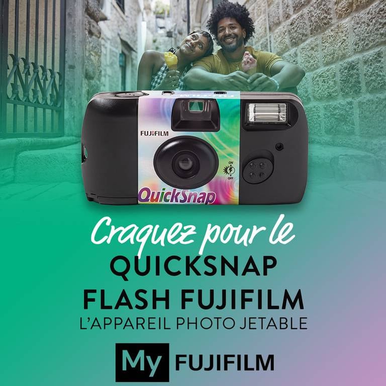 Appareil Photo Jetable Fujifilm Quicksnap Flash 400 ISO – 27 Poses - vue 3