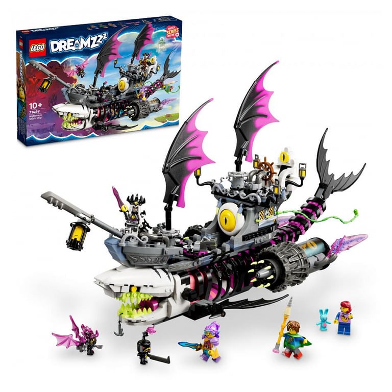 LEGO Dreamzzz 71469 Le vaisseau requin des cauchemars - vue 4