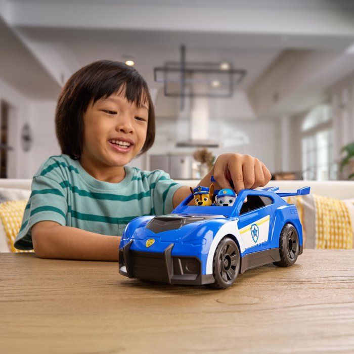 Coffret Paw Patrol Véhicule Deluxe + Figurine Chase Search & Rescue Pat'patrouille - vue 4
