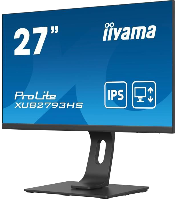 Ecran PC - IIYAMA - PROLITE XUB2793HS-B4 - 27 FHD - Dalle IPS - 4 MS - 75 Hz - HDMI / DisplayPort / 